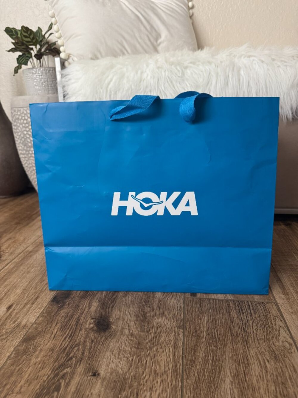 HOKA Blue Shopping Gift Bag